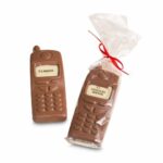 TELEFONO con sms dedica in cioccolato da gr 60