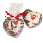 CUORE al Bacio TI AMO/I LOVE YOU GR 120 RIPIENO GIANDUIA E NOCCIOLE