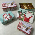 Scatola Latta di Natale con cioccolatini
