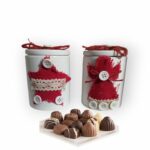 Barattolo di Natale con cioccolatini personalizzato